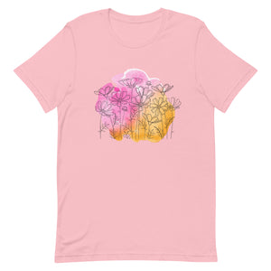 Watercolor Floral Bella Canvas Unisex t-shirt