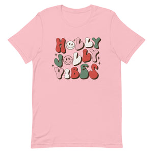 Holly Jolly Vibes Bella Canvas Unisex t-shirt