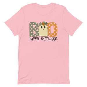 Boo Happy Halloween Bella Canvas Unisex t-shirt