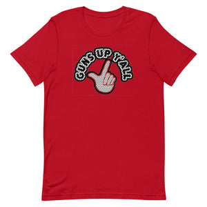 Guns Up Texas Tech Red Raiders Bella Canvas Short-sleeve unisex t-shirt