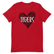 Load image into Gallery viewer, Tigers Leopard Heart Bella Canva Unisex t-shirt
