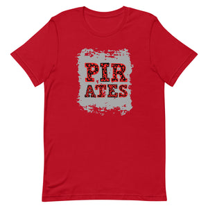 Pirates Dot Font Background Bella Canvas Unisex t-shirt