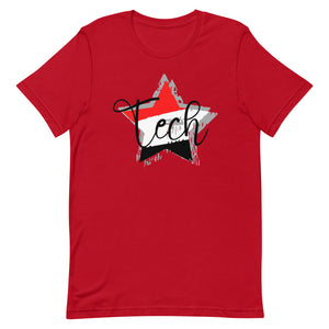 Distressed Tech Star Bella Canvas Unisex t-shirt