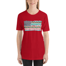 Load image into Gallery viewer, Vintage USA Flag Bella Canvas Unisex t-shirt
