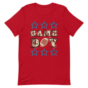 Marquee Game Day Football Bella Canvas Unisex t-shirt