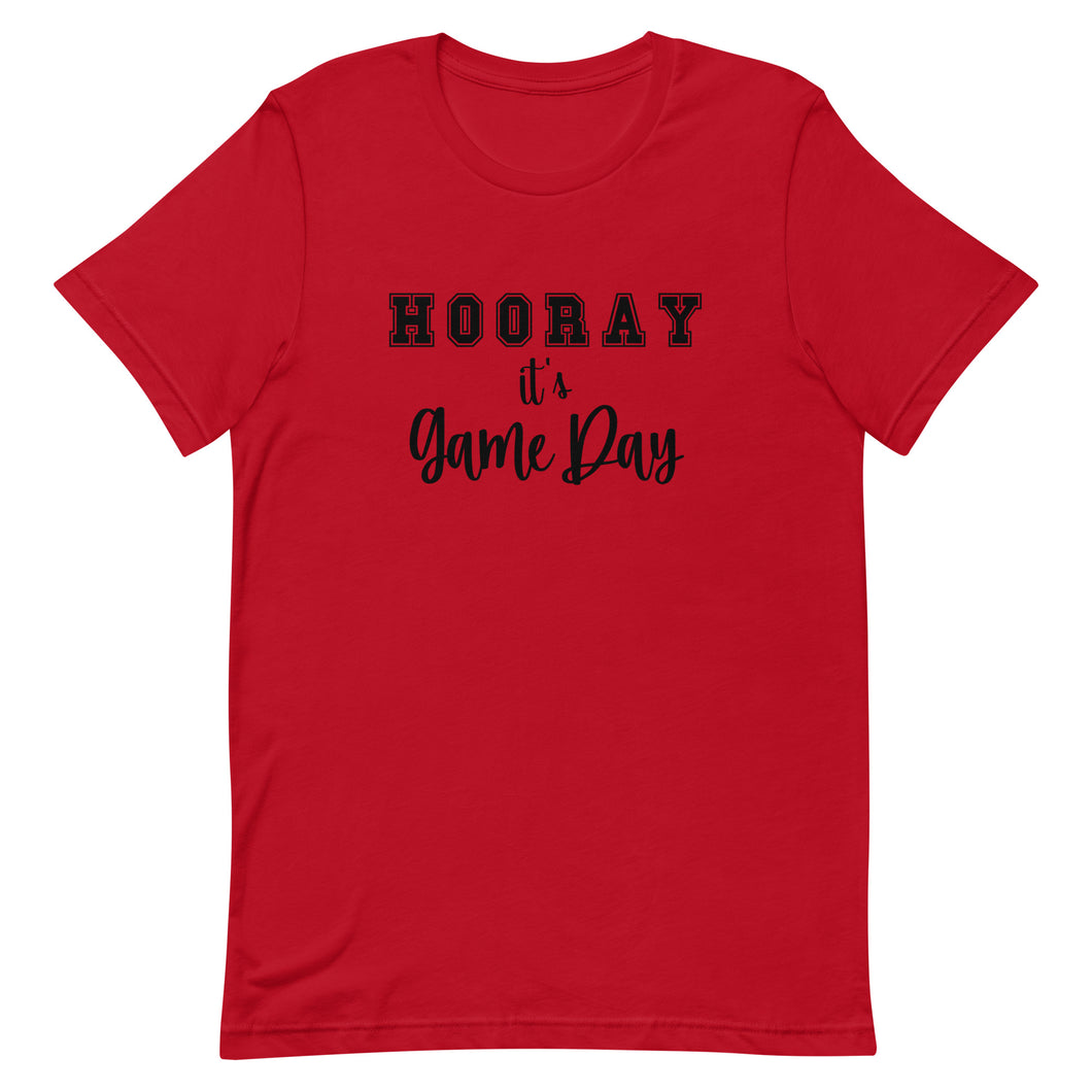 Hooray It's Game Day Bella Canvas Unisex t-shirt