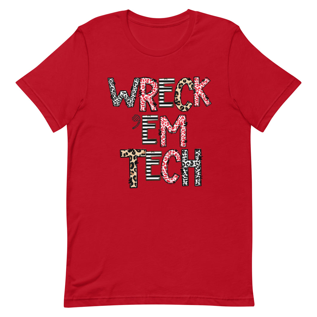 Wreck 'Em Tech Bella Canvas Unisex t-shirt