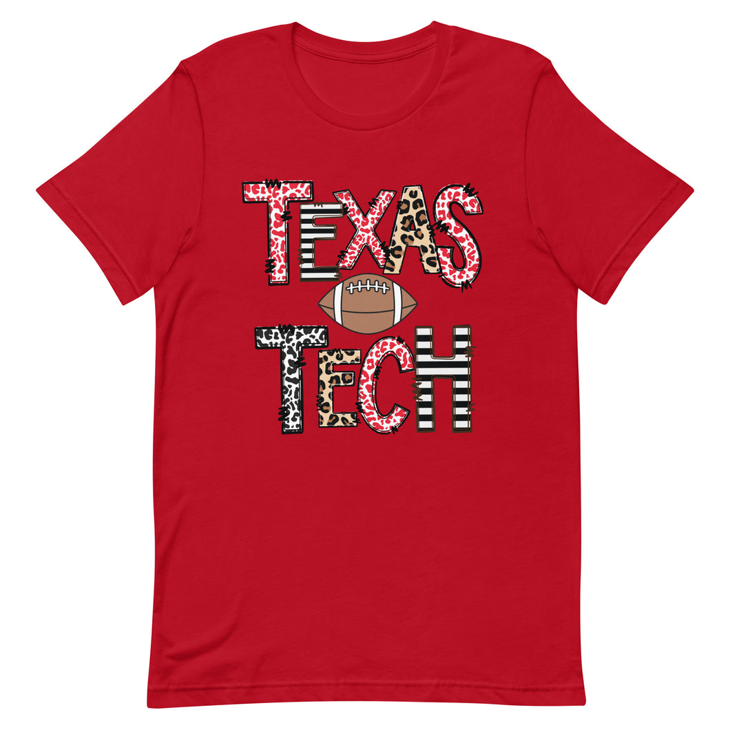 Texas Tech Football Bella Canvas Unisex t-shirt