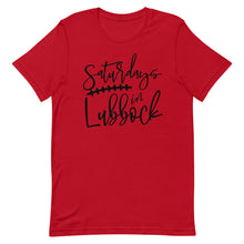 Load image into Gallery viewer, Saturdays in Lubbock Bella Canvas Unisex t-shirt
