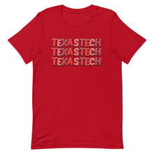 Load image into Gallery viewer, Texas Tech Bubble Letters Bella Canvas Unisex t-shirt
