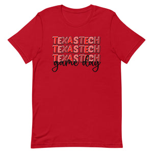 Texas Tech Game Day Bella Canva Unisex t-shirt