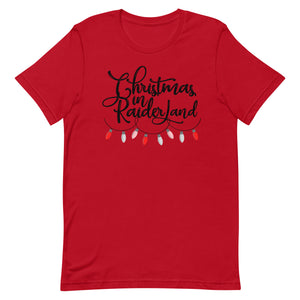 Christmas in Raider Land Unisex t-shirt