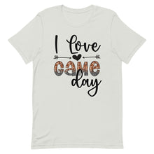 Load image into Gallery viewer, I love Game Day Football Bella Canvas Unisex t-shirt
