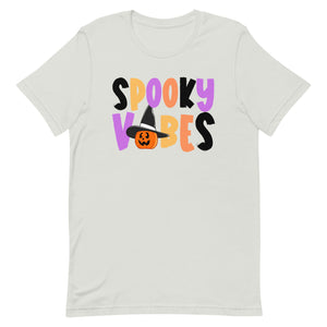 Spooky Vibes Pumpkin Halloween Bella Canvas Unisex t-shirt