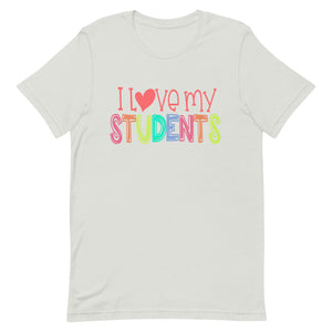 I Love My Students Bella Canvas Unisex t-shirt