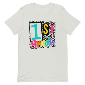 Retro 1st grade Bella Canvas Unisex t-shirt