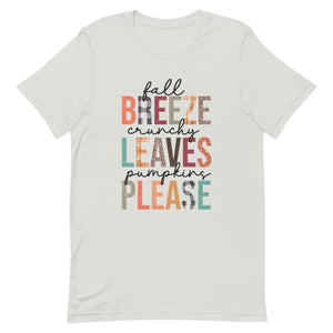 Fall Breeze Bella Canvas Unisex t-shirt