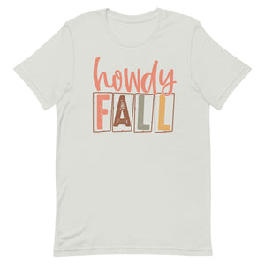 Howdy Fall Bella Canvas Unisex t-shirt