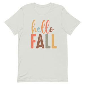 Hello Fall Bella Canvas Unisex t-shirt