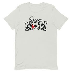 Soccer Mom Mini Heart Bella Canvas Unisex t-shirt