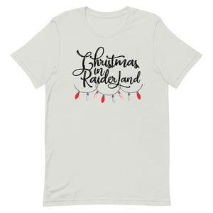 Christmas in Raider Land Unisex t-shirt