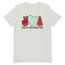 Load image into Gallery viewer, Peace Love Christmas Bella Canvas Unisex t-shirt
