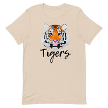 Load image into Gallery viewer, Watercolor Tiger Head Bella Canvas Mascot Spirit Unisex t-shirt
