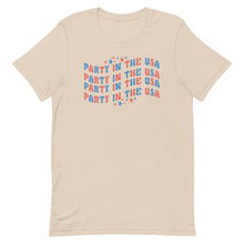 Load image into Gallery viewer, Party in the USA Bella Canvas Fourth of July Unisex t-shirt
