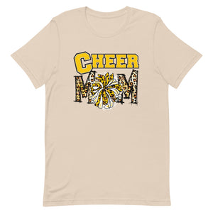 Yellow Cheer Mom Bella Canvas Unisex t-shirt