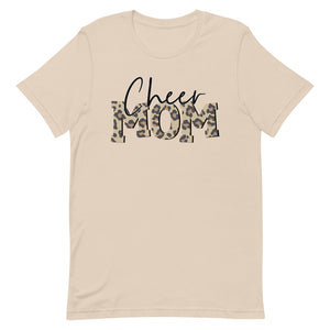 Leopard Cheer Mom Bella Canvas Unisex t-shirt