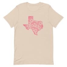 Load image into Gallery viewer, Pink Floral Texas Bella Canvas Unisex t-shirt
