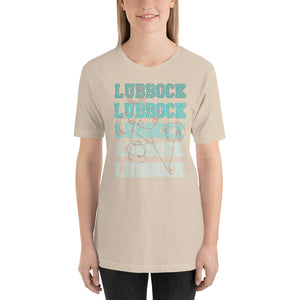 Leopard Lubbock Cotton Bella Canvas Unisex t-shirt