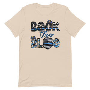 Back the Blue Bella Canvas Unisex t-shirt