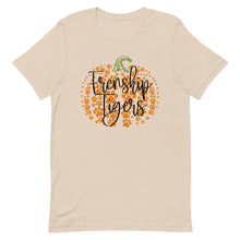 Load image into Gallery viewer, Frenship Tigers Mini Paw Pumpkin Bella Canvas Unisex t-shirt
