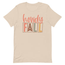 Load image into Gallery viewer, Howdy Fall Bella Canvas Unisex t-shirt
