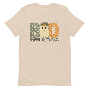 Boo Happy Halloween Bella Canvas Unisex t-shirt