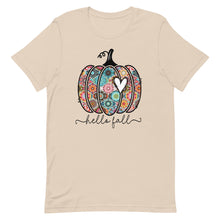 Load image into Gallery viewer, Hello Fall Pretty Pumpkin Unisex t-shirt
