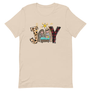 JOY Christmas Bella Canvas Unisex t-shirt