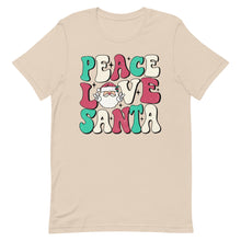 Load image into Gallery viewer, Peace Love Santa Bella Canvas Unisex t-shirt
