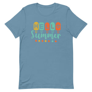 Hello Summer Popsicle Bella Canvas Unisex t-shirt