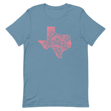 Load image into Gallery viewer, Pink Floral Texas Bella Canvas Unisex t-shirt
