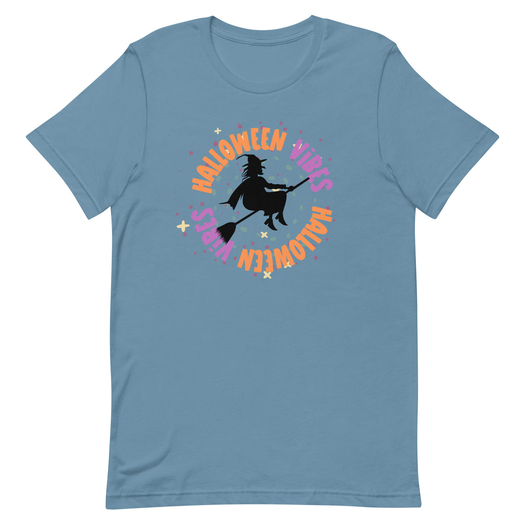 Halloween Vibes Witch Bella Canvas Unisex t-shirt