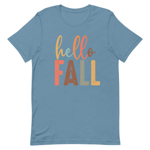 Hello Fall Bella Canvas Unisex t-shirt