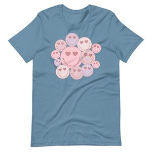 Happy Eyes Smiley Face Bella Canvas Unisex t-shirt