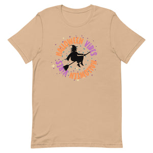 Halloween Vibes Witch Bella Canvas Unisex t-shirt