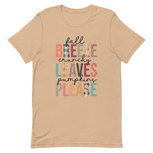 Load image into Gallery viewer, Fall Breeze Bella Canvas Unisex t-shirt
