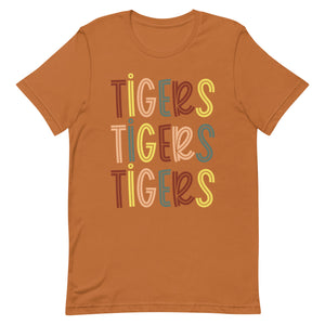 Tigers Fall Colors Bella Canvas  Unisex t-shirt