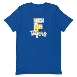 Frenship Tigers Leopard F Bella Canvas Unisex t-shirt