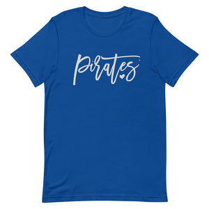 Pirates Script Font Bella Canvas Unisex t-shirt