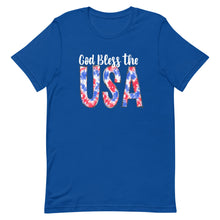 Load image into Gallery viewer, God Bless the USA Tie Dye Bella Canvas Unisex t-shirt
